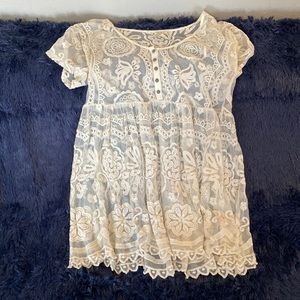 Lace/sheer dress